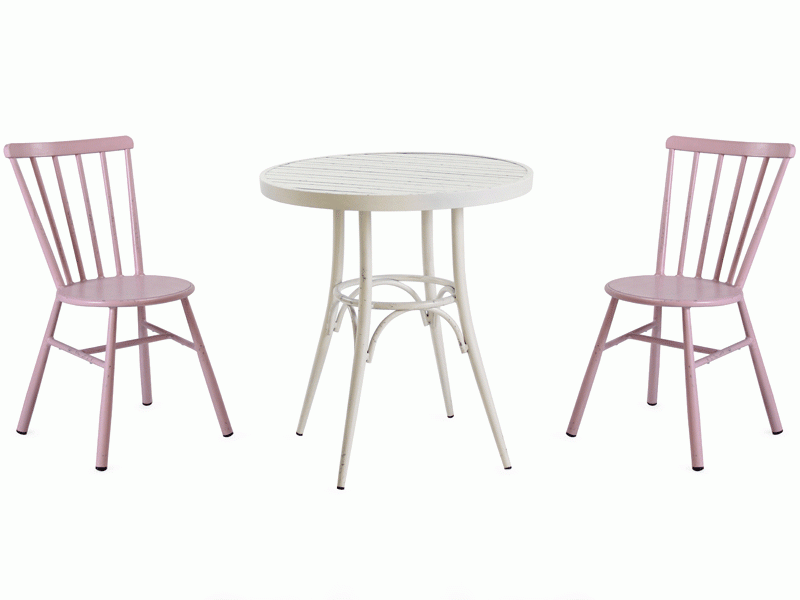 Product photograph of Retro Cafe Set Round from The Garden Furniture Centre Ltd