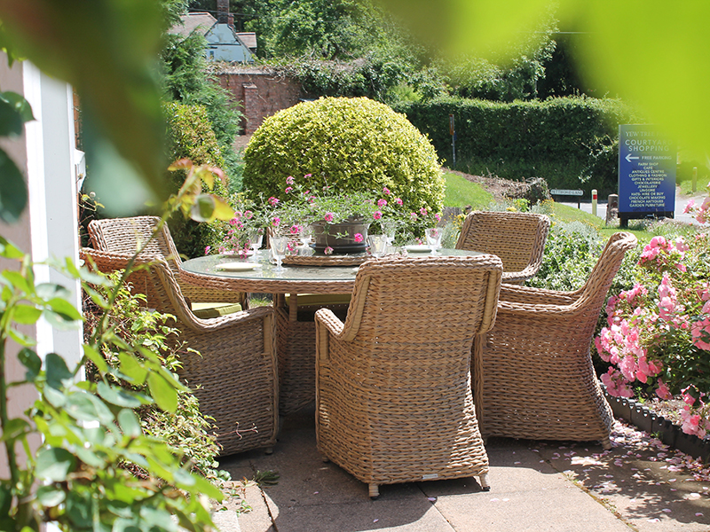 Product photograph of Montana 6 Chair Dining Set from The Garden Furniture Centre Ltd