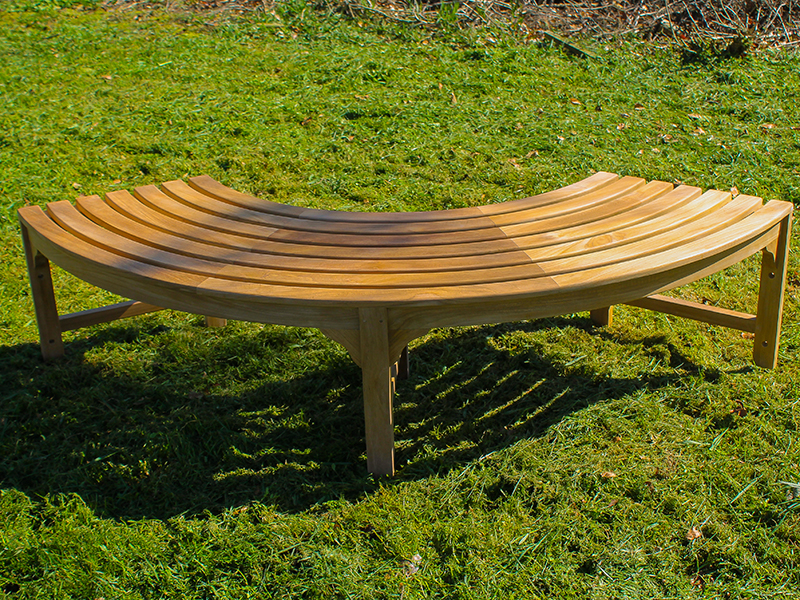 Product photograph of Backless Contour Bench from The Garden Furniture Centre Ltd