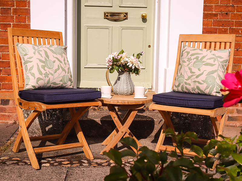 Product photograph of Balmoral Tea For Two Armless Set from The Garden Furniture Centre Ltd