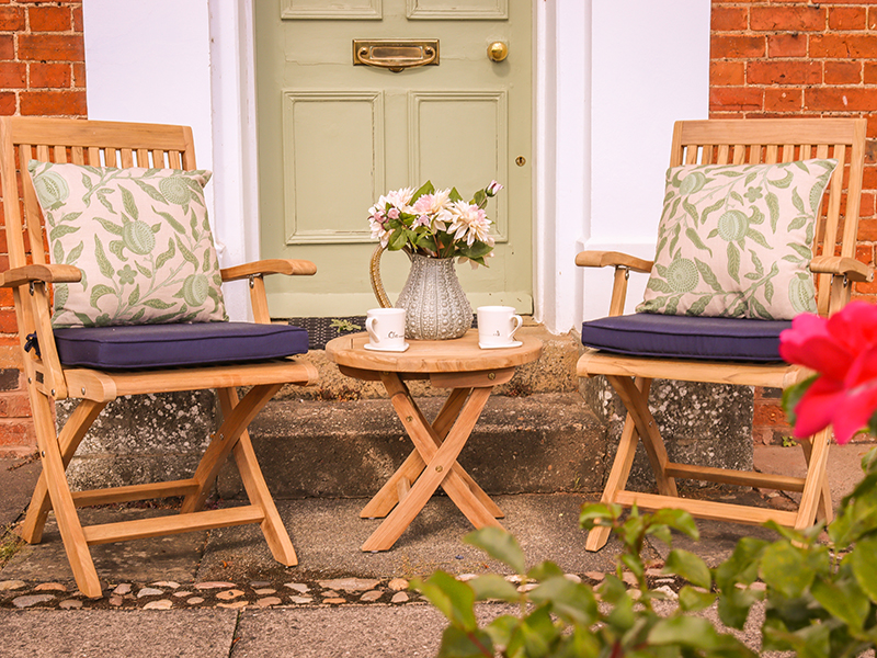 Product photograph of Balmoral Tea For Two Armchair Set from The Garden Furniture Centre Ltd
