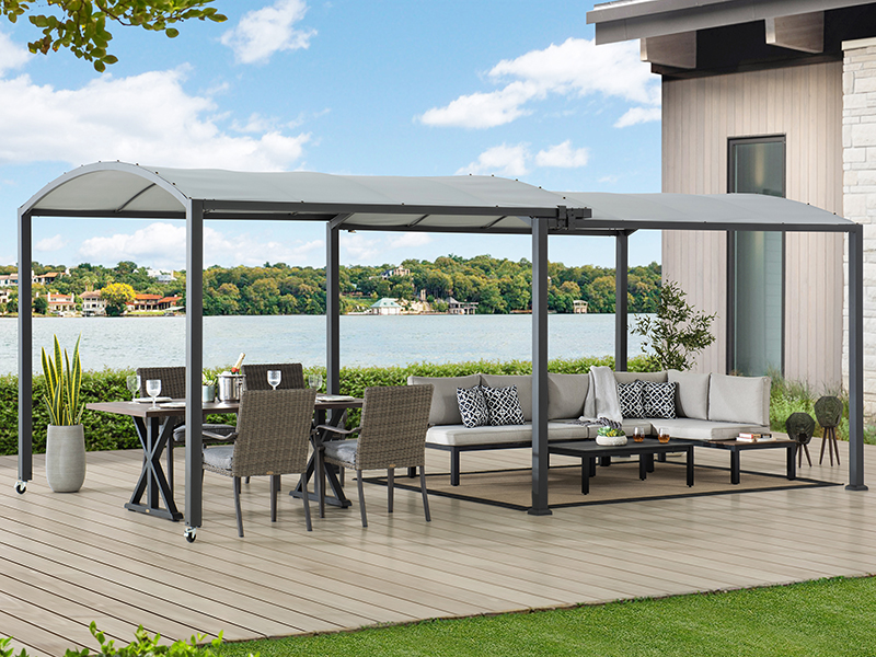 Product photograph of Extendable Gazebo With Canopy Pre Order from The Garden Furniture Centre Ltd