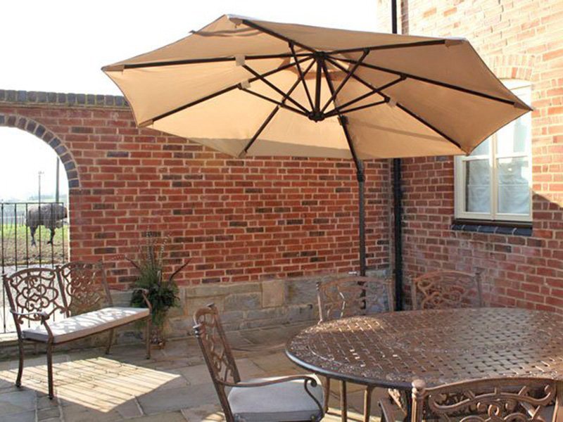 Product photograph of Junior Roma 3m Diameter Cantilever Parasol Weather Cover from The Garden Furniture Centre Ltd
