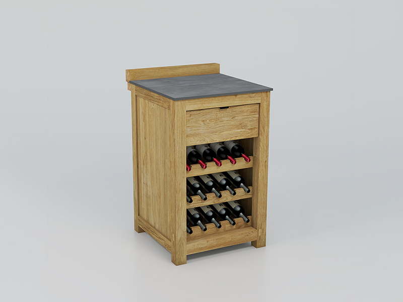 Product photograph of Bari Kitchen Wine Cabinet Unit from The Garden Furniture Centre Ltd