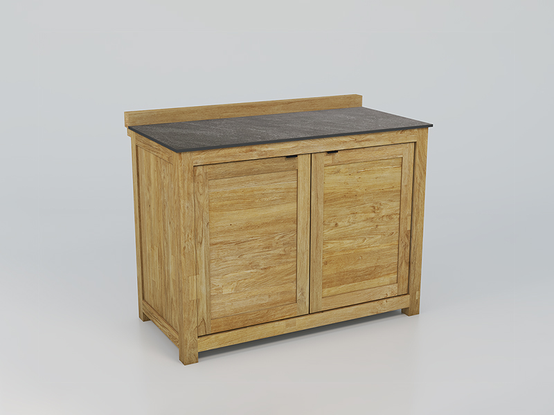 Product photograph of Bari Kitchen Double Door Unit from The Garden Furniture Centre Ltd