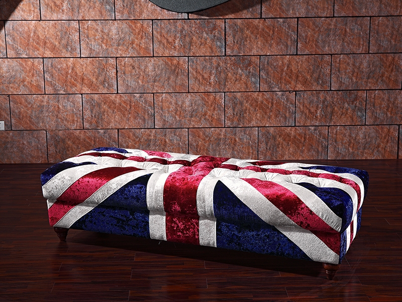 Product photograph of Union Jack Ottoman from The Garden Furniture Centre Ltd