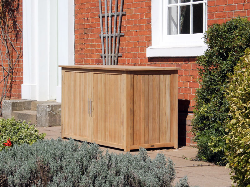Product photograph of Large Cushion Box With Doors Fsc Certified from The Garden Furniture Centre Ltd