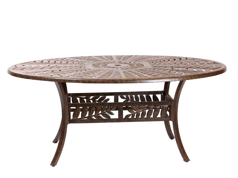 Product photograph of Leaf 1 7m Oval Table from The Garden Furniture Centre Ltd
