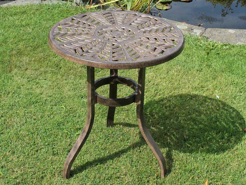 Product photograph of Leaf Bistro Table from The Garden Furniture Centre Ltd