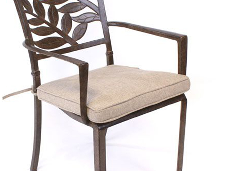 Product photograph of Leaf Dining Chair Replacement Cushion from The Garden Furniture Centre Ltd