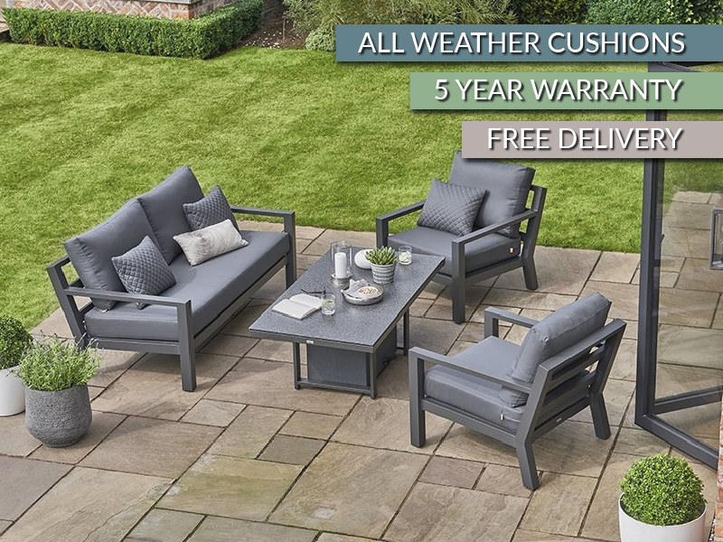 Product photograph of Timber Sofa Set Life Range from The Garden Furniture Centre Ltd