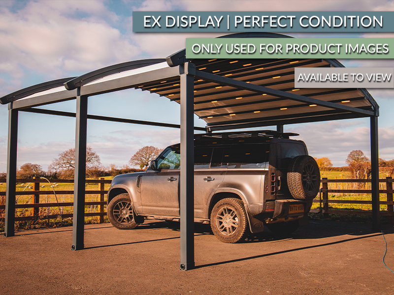 Product photograph of Ex Display Luna Crescent Retractable Awning - 5 X 6m Luna Range from The Garden Furniture Centre Ltd