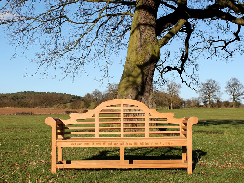 Product photograph of Lutyens 1 9m Bench Fsc Certified from The Garden Furniture Centre Ltd
