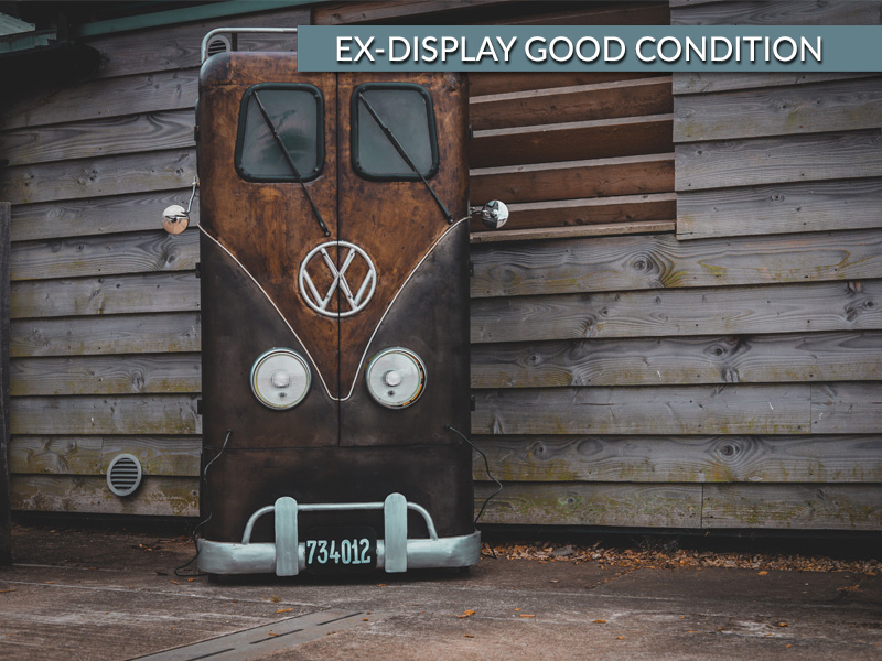 Product photograph of Indian Vw Vintage Bus Storage Cabinet Ex Display from The Garden Furniture Centre Ltd