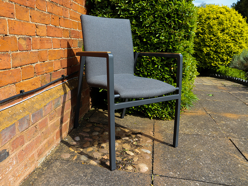 Product photograph of Mandalay Stacking Armchair from The Garden Furniture Centre Ltd