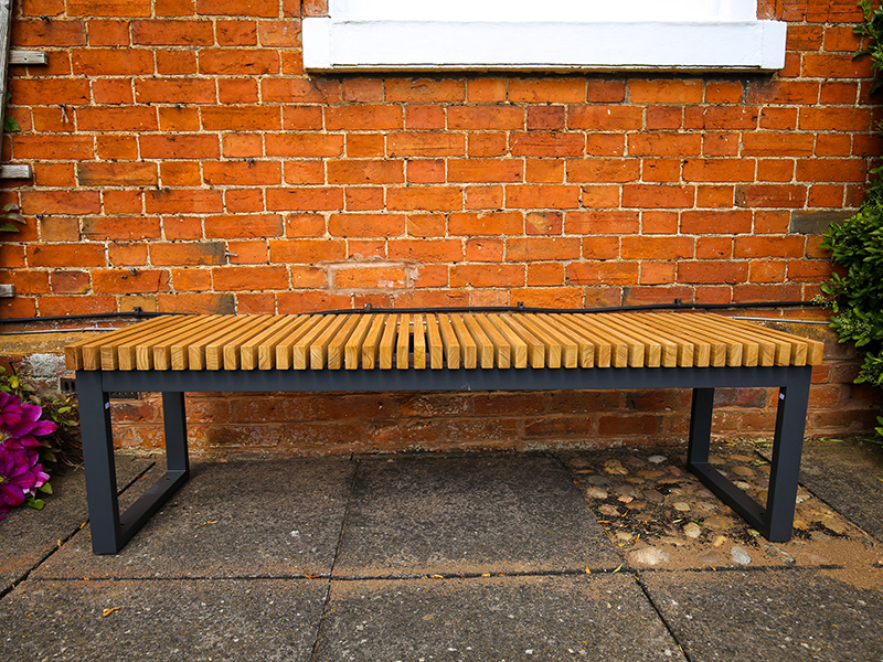 Product photograph of Mandalay Straight Backless Bench Fsc Certified from The Garden Furniture Centre Ltd