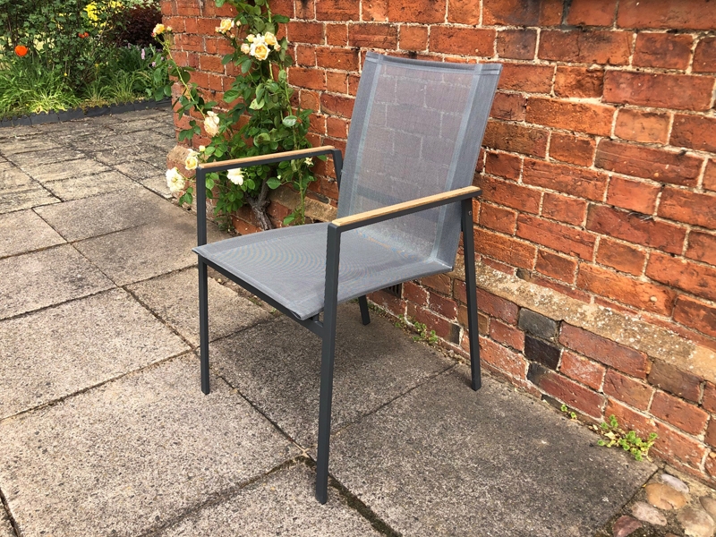 Product photograph of Marbella Stacking Armchair from The Garden Furniture Centre Ltd