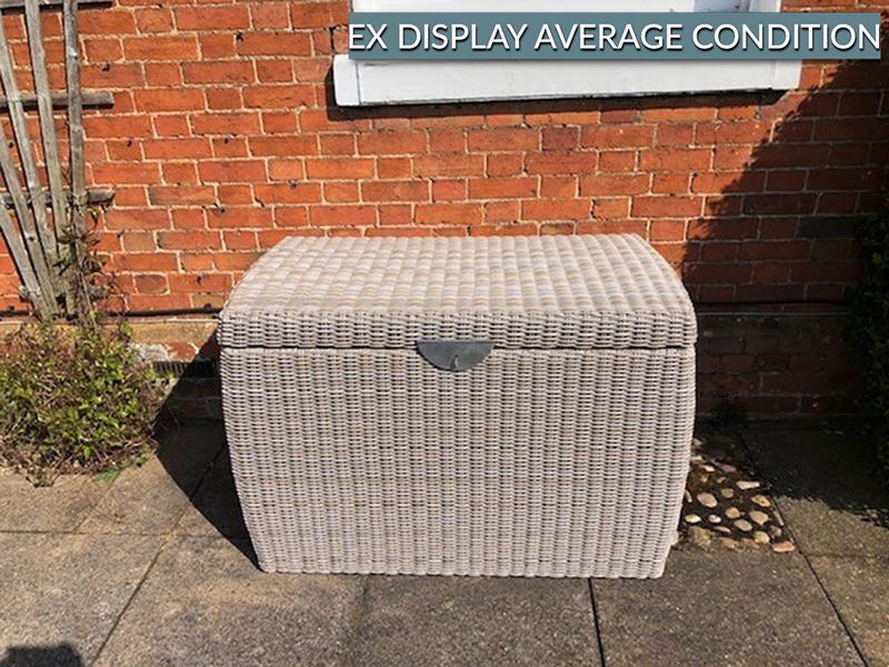 Product photograph of Meteor Cushion Box Large Ex Display Half Price from The Garden Furniture Centre Ltd