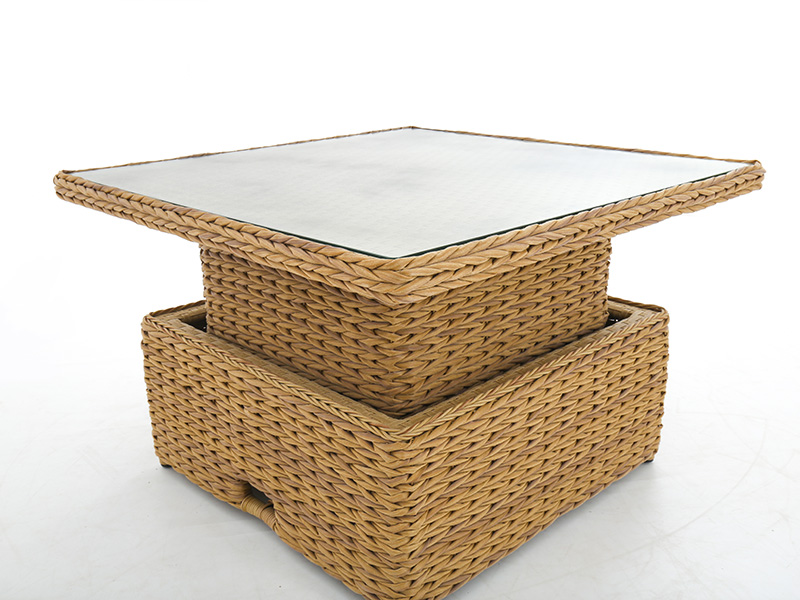 Product photograph of Montana Extending Coffee Table - Square from The Garden Furniture Centre Ltd
