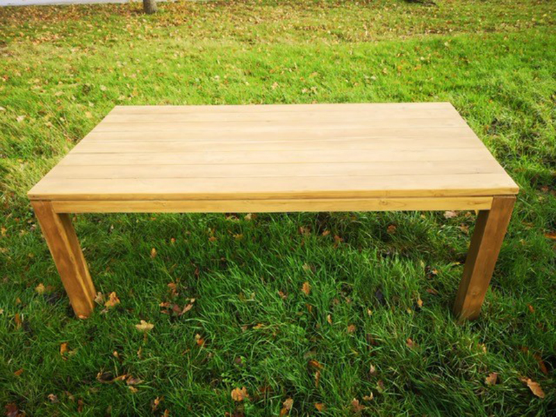 Product photograph of York 2m Teak Table - Refurbished from The Garden Furniture Centre Ltd