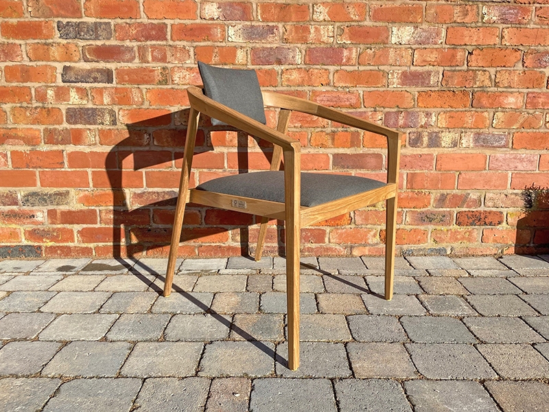 Product photograph of Mustique Stacking Armchair Fsc Certified from The Garden Furniture Centre Ltd
