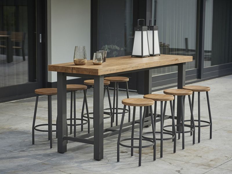 Product photograph of Nevada Bar Table Fsc Certified Pre-order from The Garden Furniture Centre Ltd
