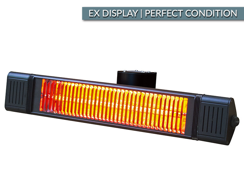 Product photograph of Remote Control Wall Heater With Oscillation Ex Display from The Garden Furniture Centre Ltd