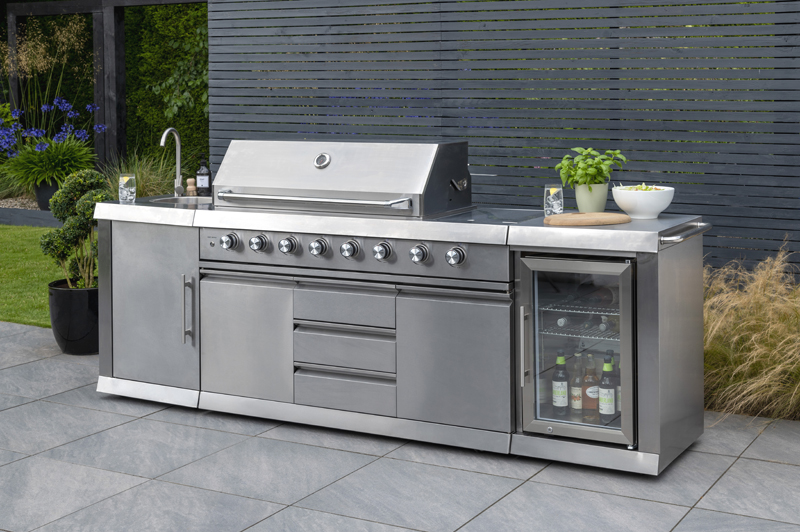 Product photograph of Premium Six Burner Kitchen Bbq from The Garden Furniture Centre Ltd