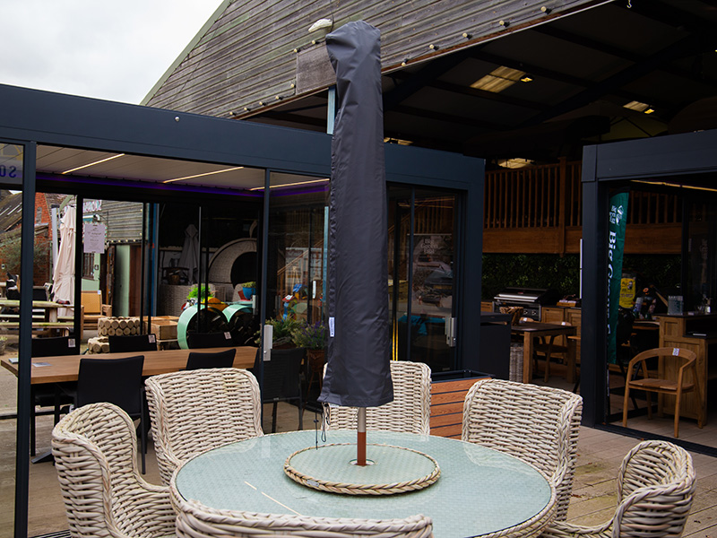 Product photograph of Breathable Parasol Weather Cover Large from The Garden Furniture Centre Ltd