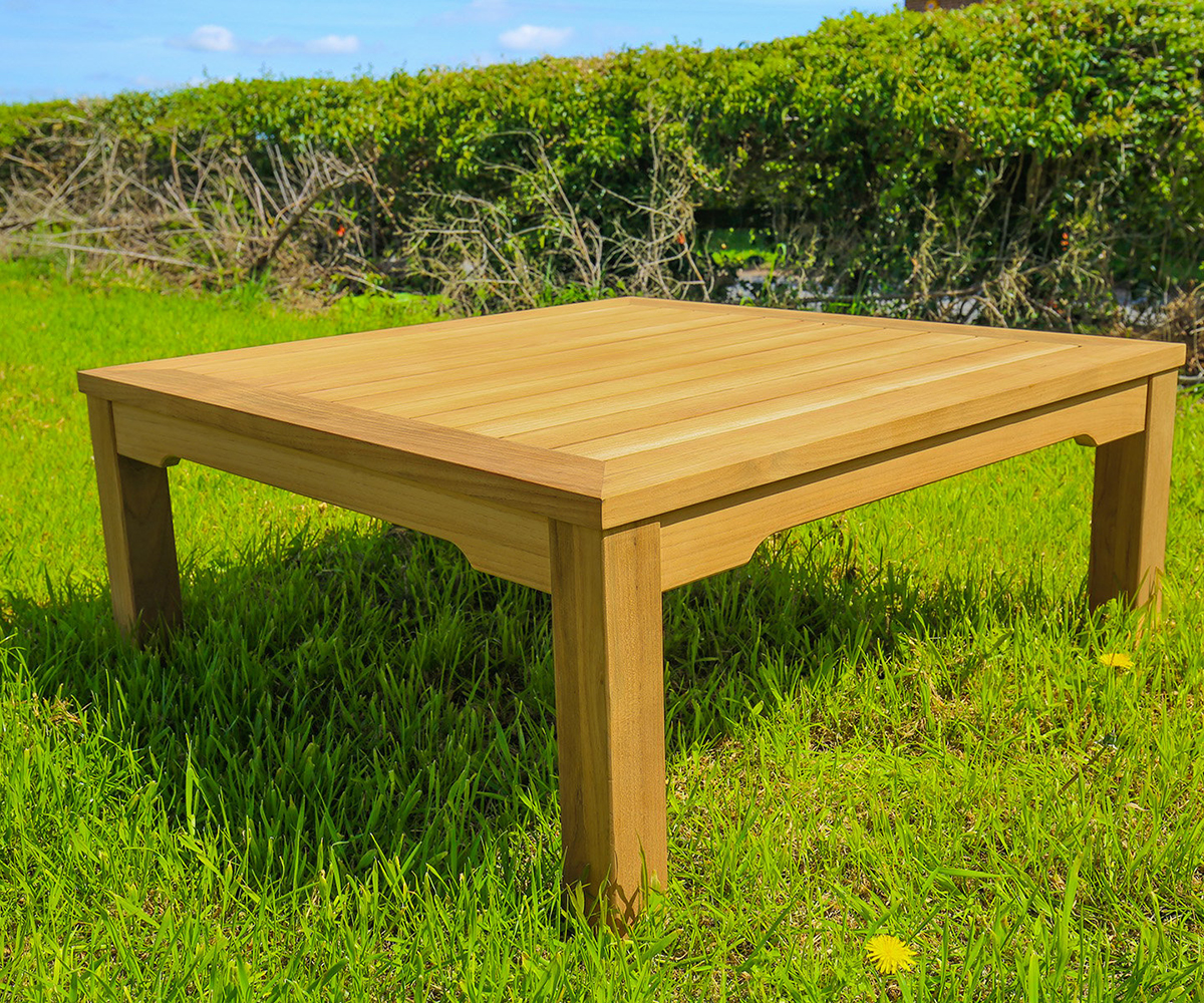 Product photograph of Paris Square Coffee Table Fsc Certified from The Garden Furniture Centre Ltd
