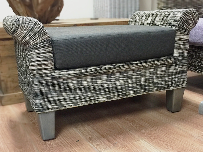 Product photograph of Keswick Footstool from The Garden Furniture Centre Ltd