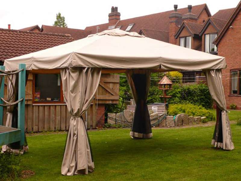 Product photograph of Replacement 4m X 3m Riviera Gazebo Canopy Canopy Only from The Garden Furniture Centre Ltd