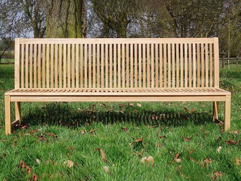 Product photograph of Royal 2m Armless Bench from The Garden Furniture Centre Ltd