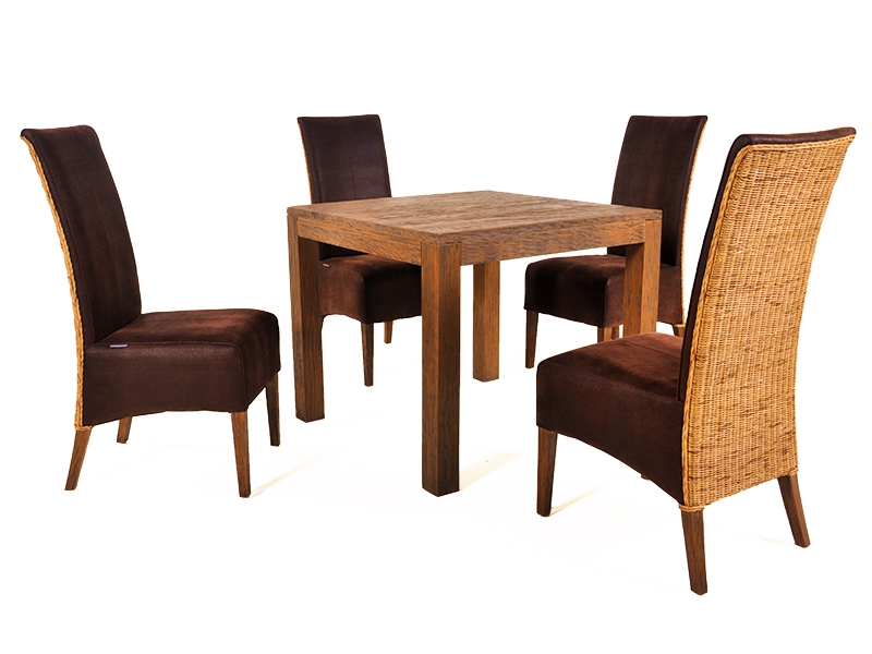 Product photograph of Savana 4 Chair Dining Set from The Garden Furniture Centre Ltd