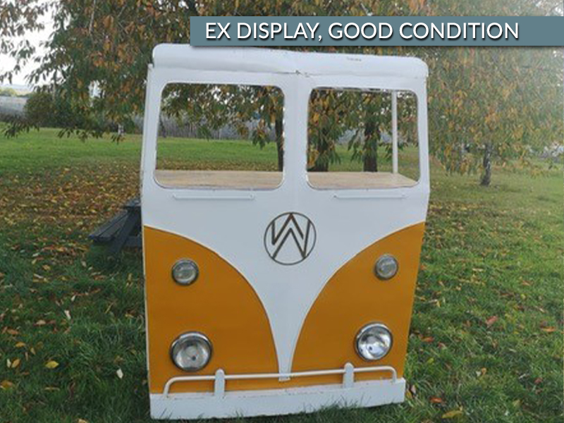 Product photograph of Indian Vw Front Only Bus Bar Yellow - Ex Display from The Garden Furniture Centre Ltd