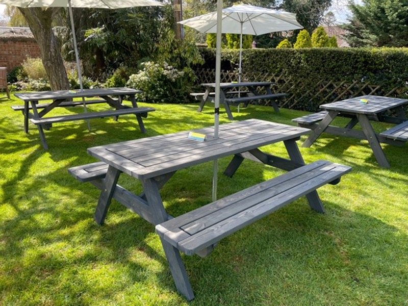 Product photograph of Sherwood Picnic Table 140cm Fsc Certified from The Garden Furniture Centre Ltd