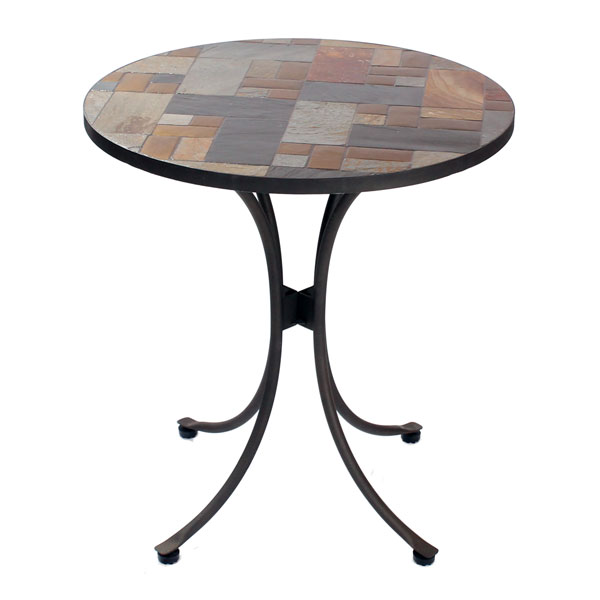 Product photograph of Carnglaze 70cm Table from The Garden Furniture Centre Ltd