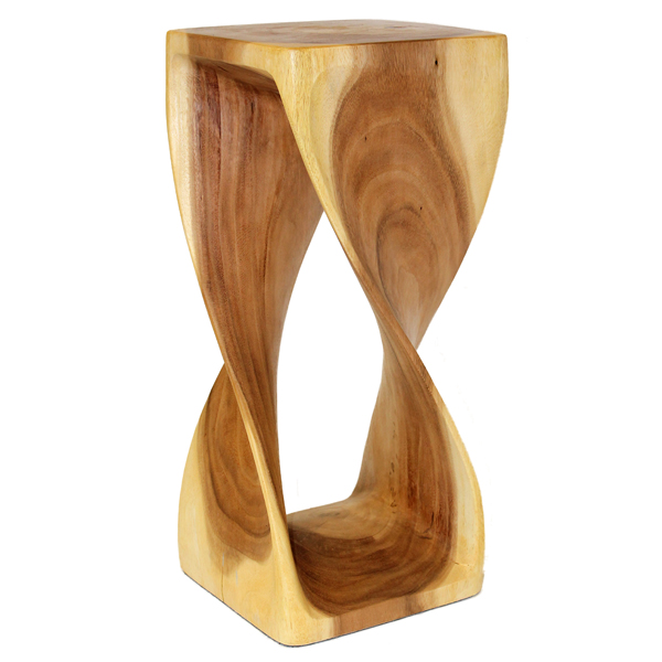 Product photograph of Two Turn Hand Carved Side Table Medium from The Garden Furniture Centre Ltd