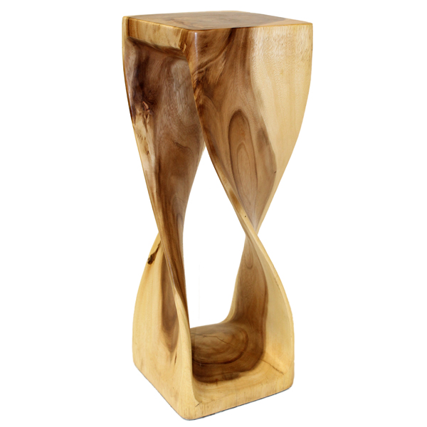 Product photograph of Two Turn Hand Carved Side Table Large from The Garden Furniture Centre Ltd