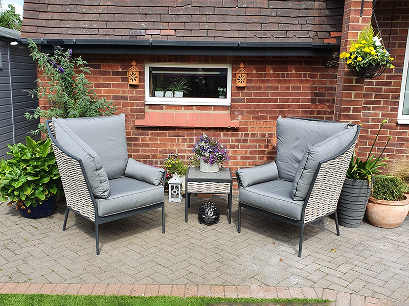 Product photograph of Tahiti Arm Chair Set from The Garden Furniture Centre Ltd