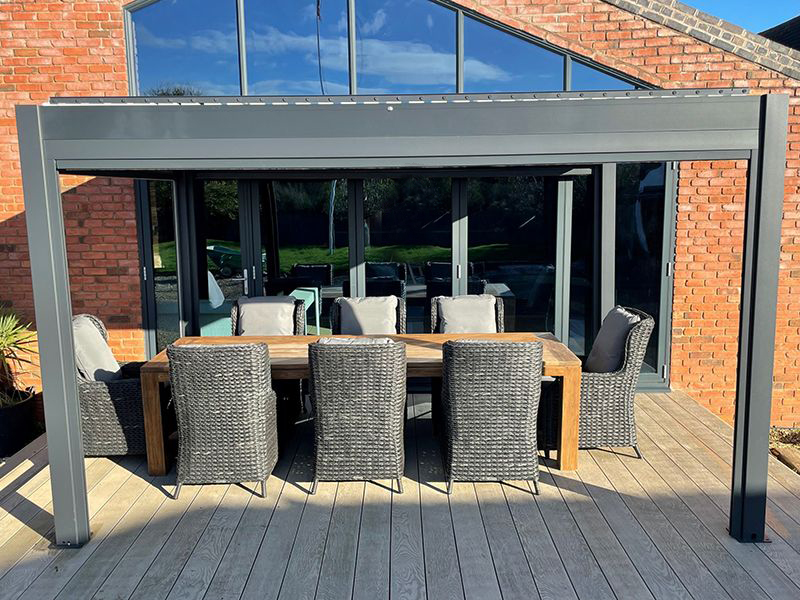 Product photograph of Thornbury 8 Chair Dining Set from The Garden Furniture Centre Ltd