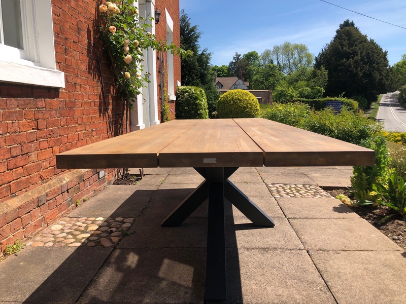 Product photograph of Timor Dining Table Fsc Certified Pre Order from The Garden Furniture Centre Ltd