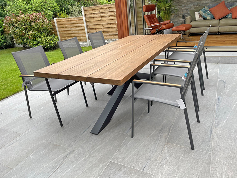 Product photograph of Timor Marbella 6 Chair Dining Set Fsc Certified Pre Order from The Garden Furniture Centre Ltd
