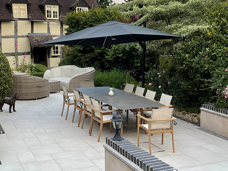 Product photograph of Tnt 10 Chair Dining Set Fsc Certified from The Garden Furniture Centre Ltd
