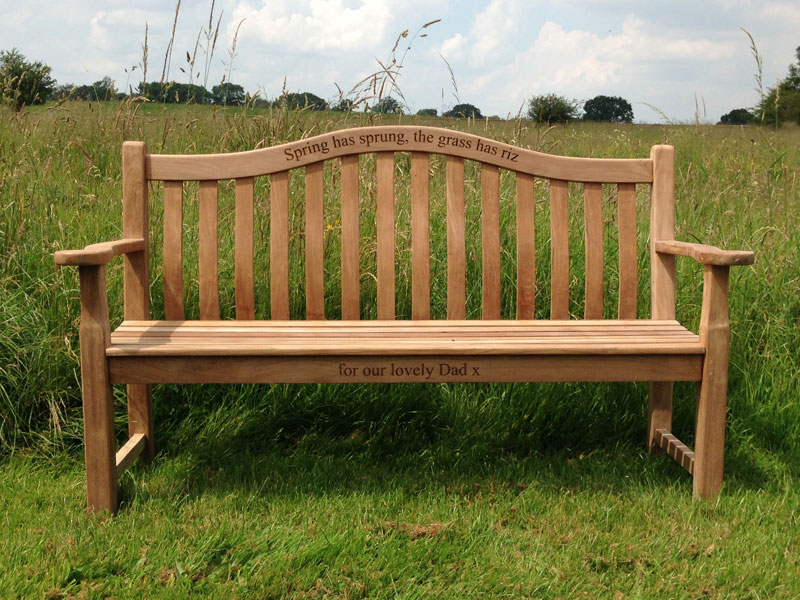 Product photograph of Turnberry 1 5m Bench from The Garden Furniture Centre Ltd