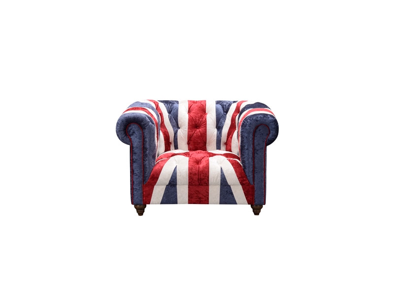 Product photograph of Union Jack Armchair from The Garden Furniture Centre Ltd