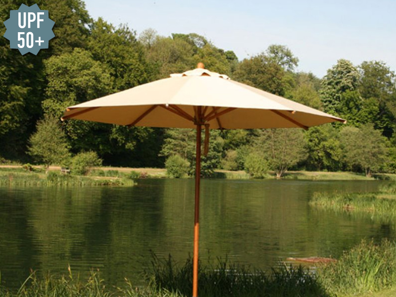 Product photograph of Bamboo 3m Parasol from The Garden Furniture Centre Ltd