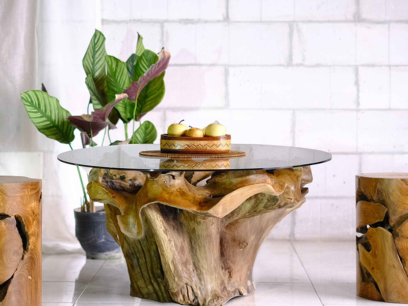 Product photograph of Vale Root Coffee Table from The Garden Furniture Centre Ltd