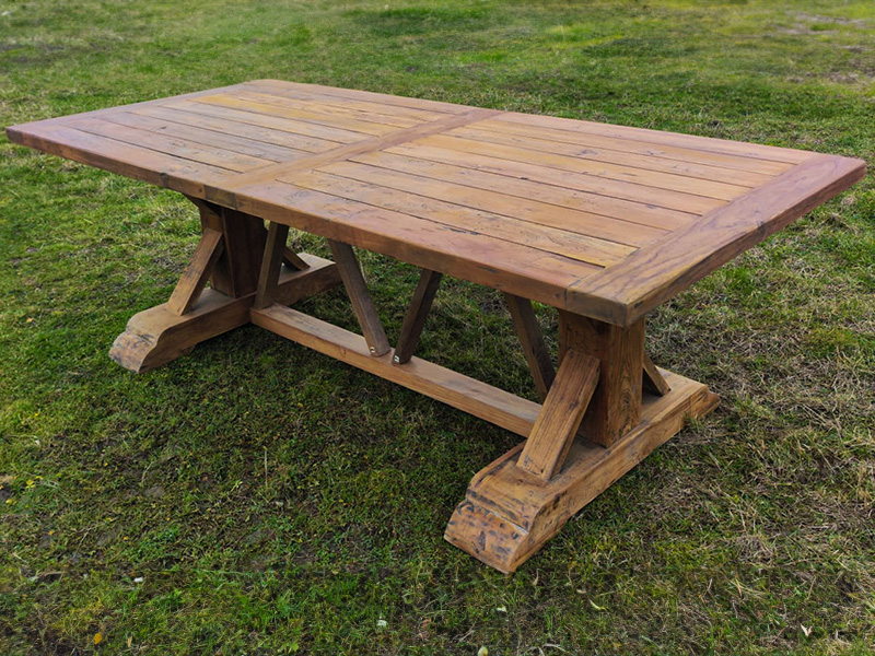 Product photograph of Valencia Dining Table 2 0m X 1 1m Kk001 Refurbished from The Garden Furniture Centre Ltd