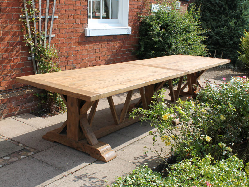 Product photograph of Valencia 4m Dining Table from The Garden Furniture Centre Ltd
